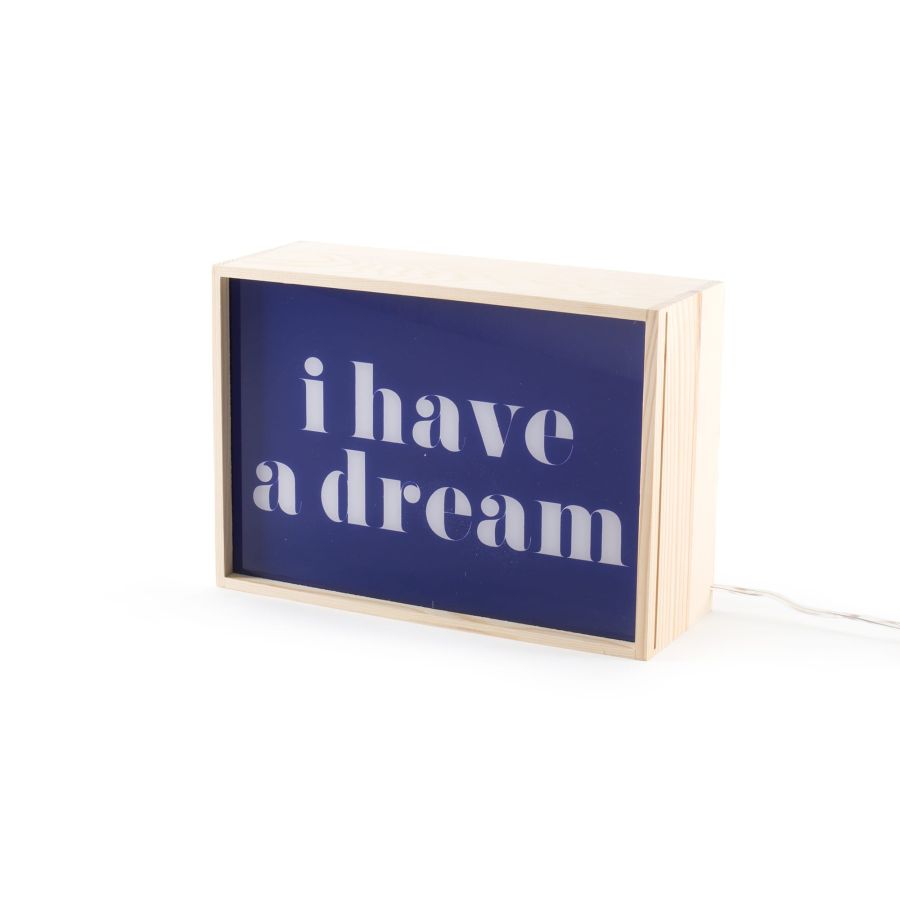 Seletti Lighthink Box Light my Fire / I have a dream / Happynest Nuovo