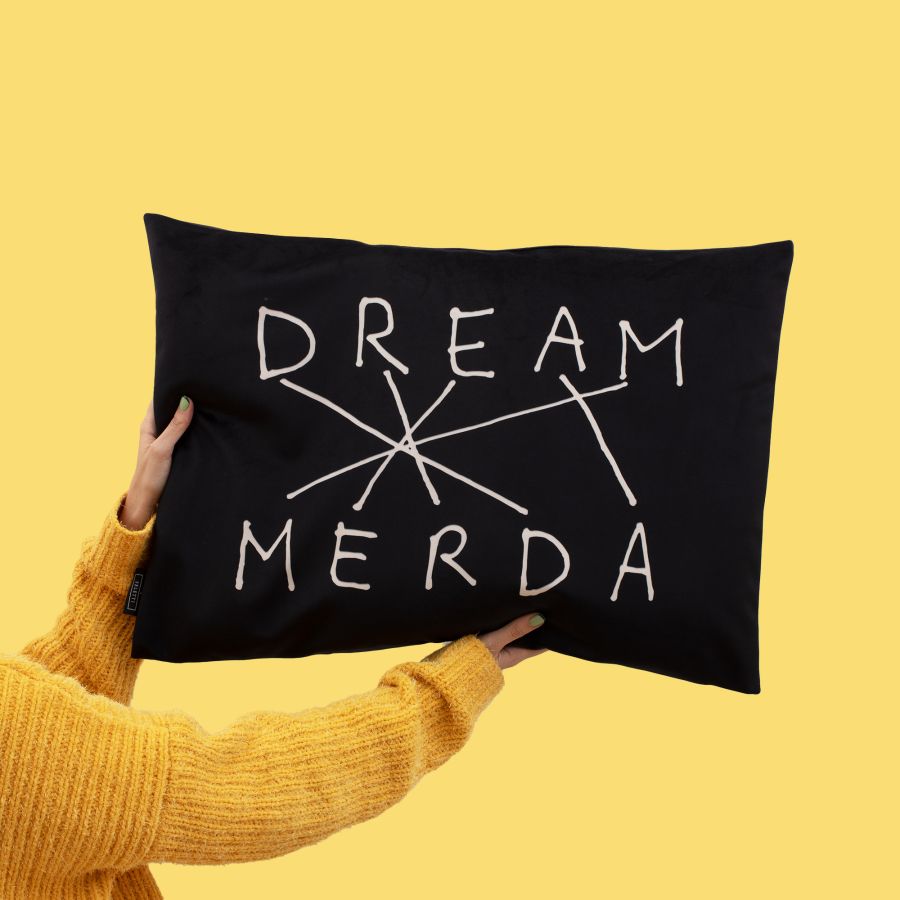 Seletti Cushion Dream-Merda Black I Più Venduti
